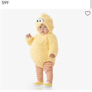 Pottery Barn Big Bird costume 6-12 mo